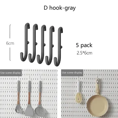 PkYeG Tường Kệ Pegboard hiển thị DIY Pegboard Kit lỗ Hội Đồng Quản Trị cho tấm tường trang trí nội thất treo kệ trang trí