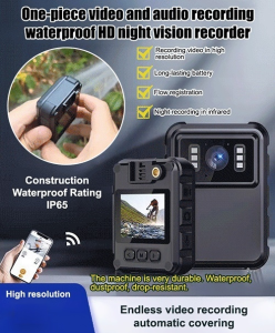 Night Vision Waterproof Recorder Recorder Outdoor Long Lasting Capacity Hd Waterproof
