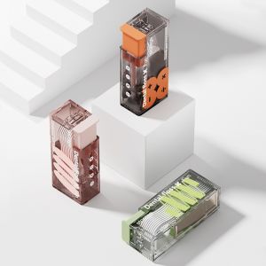 Portable Dental Floss Box Refillable Dental Floss Case for Travel Automatically Pops Out Dental Floss Storage Floss Dispenser