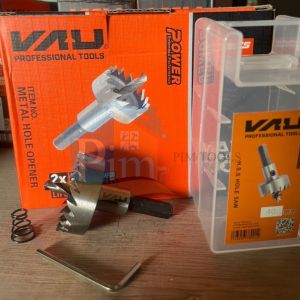 Bkk Tools โฮลซอเจาะเหล็ก ไฮสปีด HSS ชุดดอกโฮลซอ VAU ขนาด 16-55 mm. ดอกเจาะท่อ PVC อลูมิเนียม (1 Pcs)