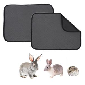 ART SUPPLIESX Rabbits Small Animals Reusable Pet Pee Pads Cage Liner Cage Bedding Absorbent Cage Mat