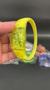 Sound Activated LED Bracelets Light Up Flashing Wristbands Glow in The Dark Party Favors for Concerts Festivals Kids Adults Christmas Holiday Events Rave Dance Accessories