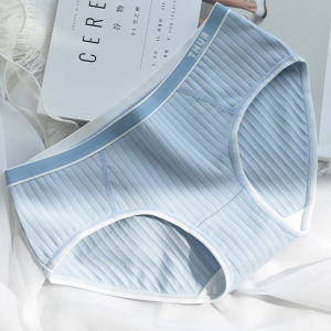 【3Pcs/Set】High-quality Fresh Simple Underwear Soft Comfortable Waist Cotton Crotch Underwear Women Cotton