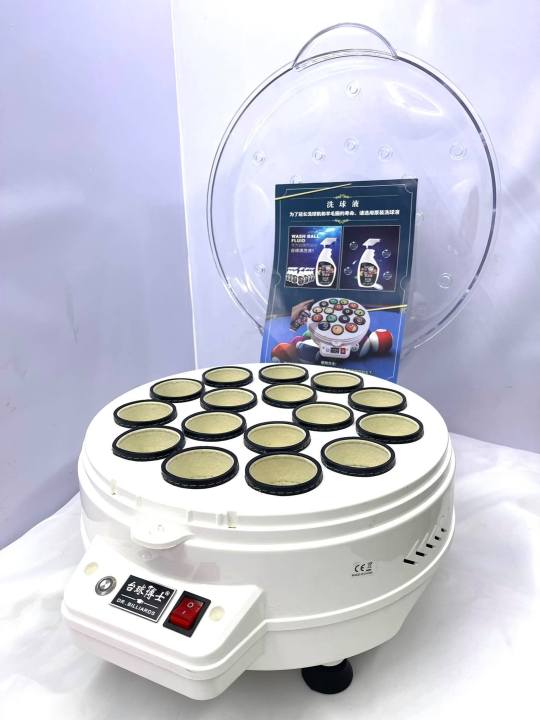 thumbnail image 2 of TABODD Automatic Pool Ball Cleaner Billiard Ball Polishing Machine 16/22 Balls Dual-Use 110V 2 of 10