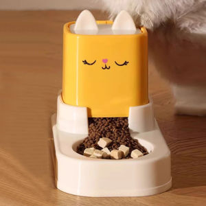 [SG]🚚 Cat Water Fountain Automatic Pet Feeder Mobile Wireless Feeding and Drinking Water Automatic Mouth Wet-Proof