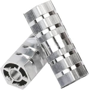 Aluminum Alloy Bicycle Front Rear Axle Foot Pegs Footrest Cycling Equipment