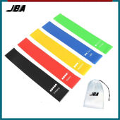 JBA Resistance Loop Band For Workout Set 5Pcs 130lbs With Strength Mark 600MM TPE Exercise Bands Flexibe Anti Slip Crossfit Gym Accessories Macaron Color