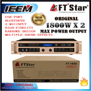 The FTStar original amplifier FT-1800 professional high-end power amplifier 2*1800W