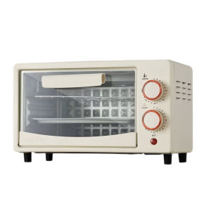 12L Mini Toaster Oven Countertop Electric Oven 650W Stainless Steel Bake Toast Grill Oven with Timer Temperature Control