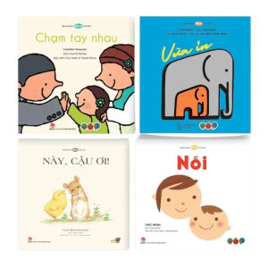 Sách Ehon Nhật Bản - Combo (4 Quyển) Chạm Tay Nhau Này Cậu Ơi Nối Vừa In