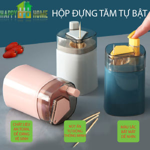 Hộp Đựng Tăm Lúa Mạch Tự Động Bật Thông Minh