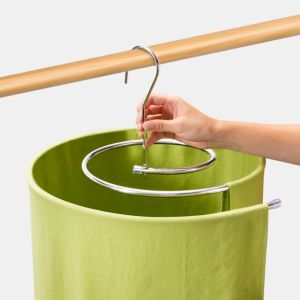 Stainless Steel Spiral Clothes Hanger for Blanket Bed Sheet Rotate Drying Rack Space Saving