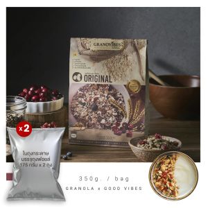 [เจ💛] Granovibes กราโนไวบ์ส กราโนล่า น้ำหนักสุทธิ 350 กรัม (เลือกรสในตัวเลือก)