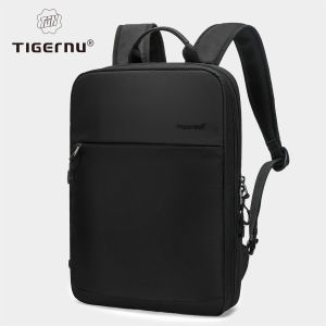 Tigenru 9013 Lifetime Warranty Thin Expandable Backpack For Men For Women 15.6inch Laptop Backpack Bags For Women Girl Lightweight Travel Bag