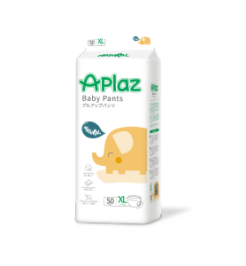 Tiny Baby Diapers Korean Diaper Pants XL 50pcs Pull-up