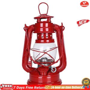 [VOF] Vintage Hurricane Lantern Metal Kerosene Lantern Fuel Camping Lanterns with Handle for Camping Home Patio