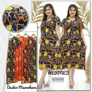 Promo Home Dres Daster Pendek Model Manohara Kain Rayon Motif Batik