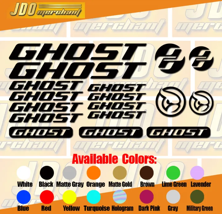 Ghost Bike Vinyl Stickers Decals | Lazada PH