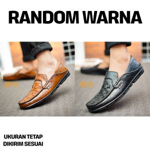 Sepatu Pantofel Kulit Formal Fashion Mewah Pernikahan Slip On Import Bustong Kerja Loafers