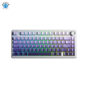 AULA F75  75% Gasket Wireless Mechanical Keyboard Gradient Purple