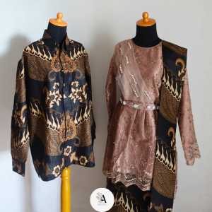 [Promo Cuci Gudang Bisa COD] Batik Couple Kebaya Damia Kebaya Brokat Tile Mix Satin Rok Span Katun Prima Kebaya Wisuda Tunangan Lamaran Termurah