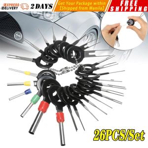 【26/39pcs】 Car Terminal Removal Kit Wiring Crimp Connector Pin Extractor Puller Terminal Repair Professional Tools Pin-Ejector