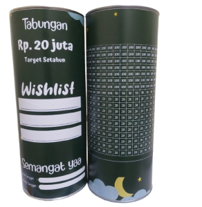 Celengan Target 20 Juta setahun 20k 50k 100k buka tutup permanen jumbo