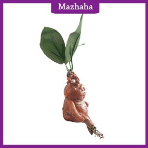 Mazhaha Mandrake Grass Resin Statue Landscape Ornament Art Figurine Crafts for Garden