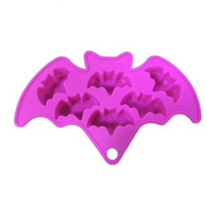 Multifuntional Grade Silicone Molds Bat Shape Baking Tray Baking Accessory Suitable for Baking Cake and Making Ice