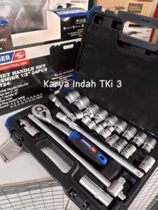 Kunci Shock Set Ratchet Handle Set H&L HnL HL HL 72T24 Premier 1/2″ 24PCS HL72T24
