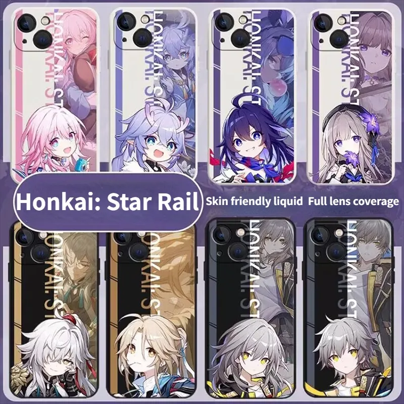 Hot Game Anime Honkai Star Rail Kafka March 7th Square Edge