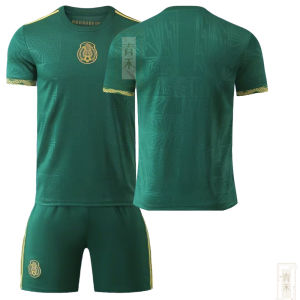 AE2025 Mexico Black Gold Cup Player Green Soccer Jersey Ropa de fútbol para jugadores