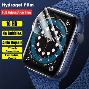 Hydrogel anti gores Apple Watch 38mm 40mm 42mm 44mm 41mm 45mm tempered gl series 1 2 3 4 5 6 7 SE screen guard protector