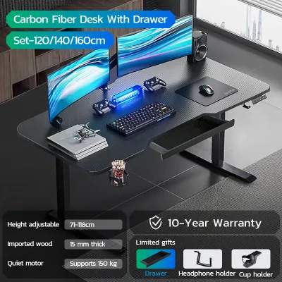 Xpanse Electric office table lifting table Smart computer table height adjustable standing desk study table Home office & motorized height work desk