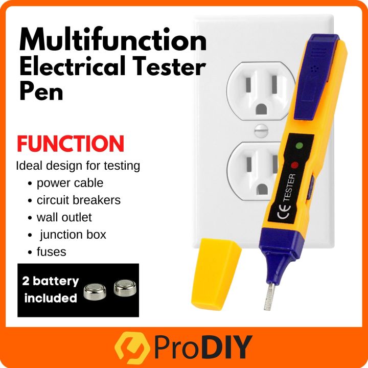 MET301 Multifunctional Voltage Detector Electric Noncontact Pen