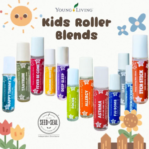 Young Living Essential Oils Roller Blends – Natural Aromatherapy & Topical Relief for Allergy Flu Fever Sleep Tantrum Focus Motion Sickness Immunity Booster | 100% Organic & Safe for Kids & Adults | Top-Selling Health Support