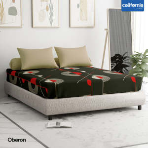 SPREI CALIFORNIA KARET 180x200x20cm - No. 1 - MOTIF TERBARU
