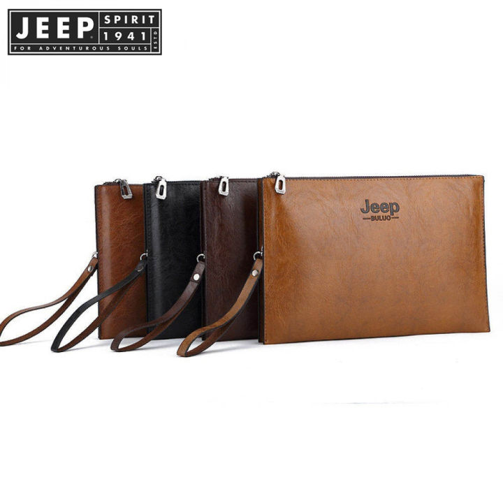 JEEP SPIRIT 1941 ESTD Men's fashion bag Business style Soft PU