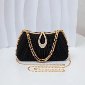 Ví Dạ Tiệc Nữ Dập Ly Sang Trọng Kèm Dây Đeo Kim Loại – Clutch Cầm Tay Dự Tiệc Cưới Tiệc Tối LILA CGN27