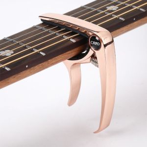 CANGI8 Professional Metal Quick Change Clip Electric Guitar Tone Adjust Tuning Clamp Guitar Clamp Guitar Tuner Guitar Capo Key Trigger Capo