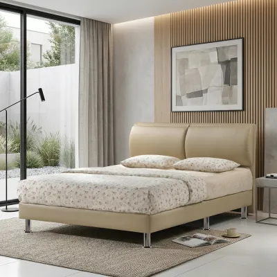 PU Premium Leather Bed Frame K192 - Color Choice - Free Assembly