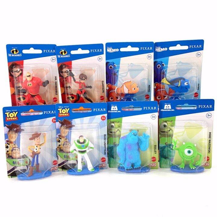 1Piece 2.5-6Cm Toy Story Buzz Lightyear Pixar Woody Nemo Action Figures ...