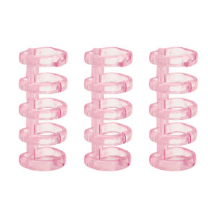 Plastic 5 Hole Binding Ring DIY Transparent Binder Loop A4 A5 A6 Loose-leaf Accessories Plastic Cover