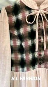 MIDI DRES IMPORT KATUN SERAT MIX