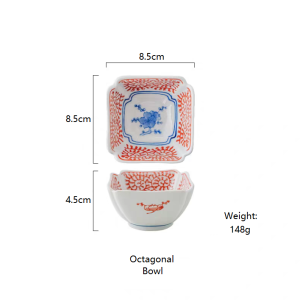 Japanese-Style Sauce Bowl Ceramic Sushi Sashimi Dipping Decoration Sauce [Dinner/Hotpot/Party]