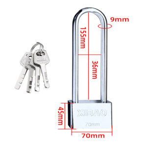 extra long beam long handle long lock head lock household cabinet door lock Extended padlock