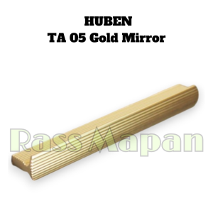 1PCS Handle Tarikan Lemari Laci Minimalis Interior Huben TA-05 Gold Black Mirror