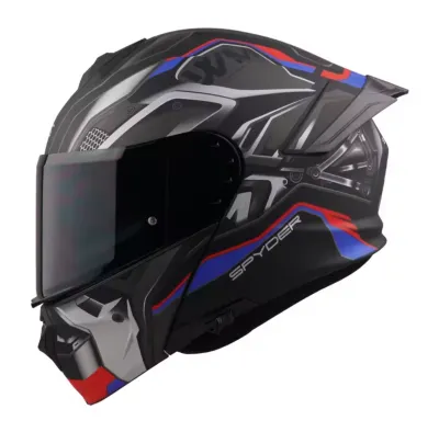 Spyder Force+ GD S7 Watermax Modular Dual Visor Helmet (with Clear Visor)