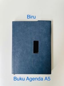 Buku Agenda Jurnal Garis A5 Notebook Diary Book Cover Bahan Kulit D1-001