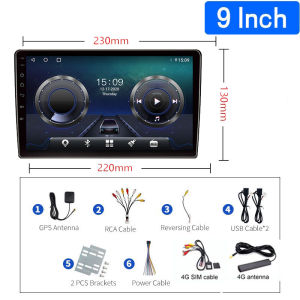 TS10【octa Core 4GB RAM+64GB】4G NETWORK SIM 360 CAMERA Panorama IPS 1280P Screen Android Player 2 Din 9/10.1 INCH Car Stereo Radio DSP+48EQ FM&AM WIFI GPS